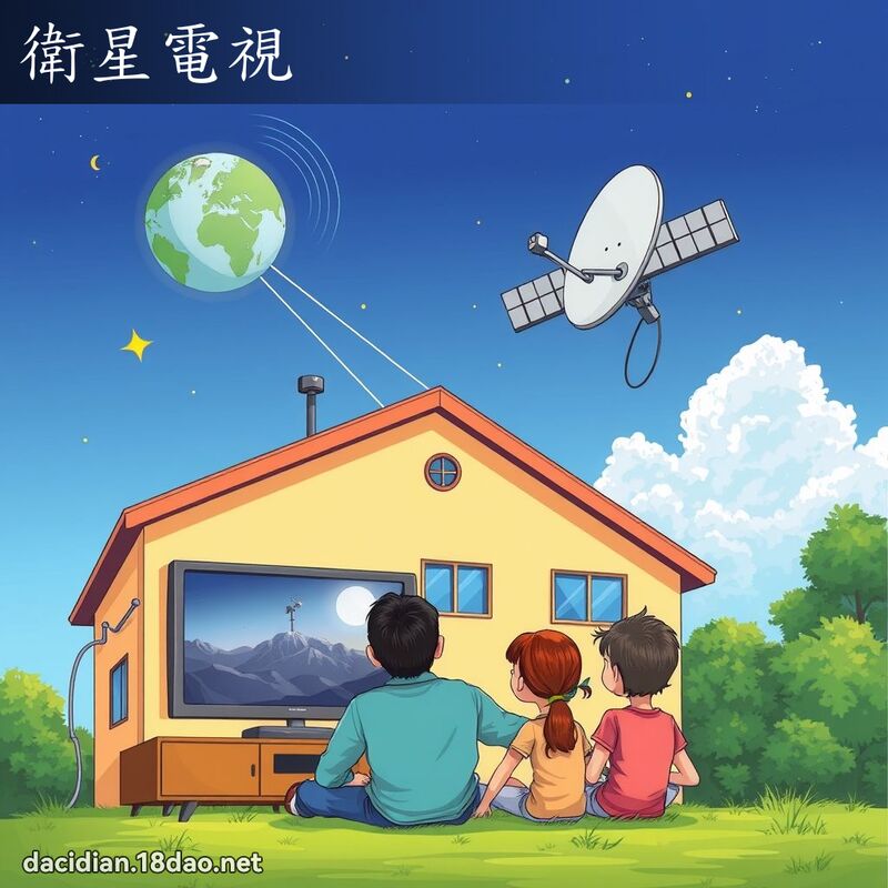 卫星电视 - 国语大辞典配图