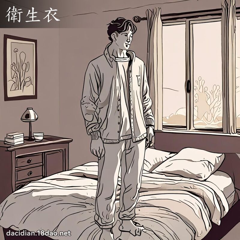 卫生衣 - 国语大辞典配图