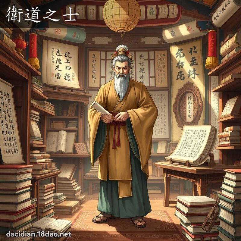 衛道之士 - 國語大辭典配圖