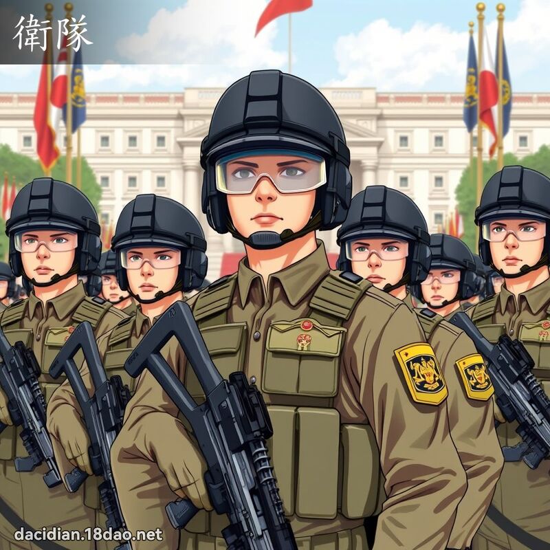 卫队 - 国语大辞典配图
