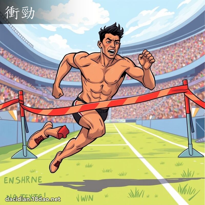 衝勁 - 國語大辭典配圖