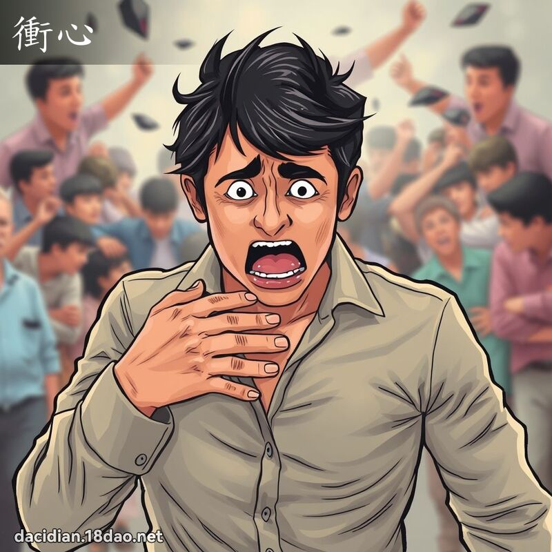 衝心 - 國語大辭典配圖
