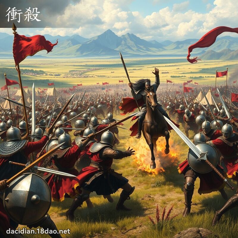 衝殺 - 國語大辭典配圖