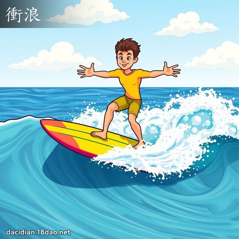 衝浪 - 國語大辭典配圖