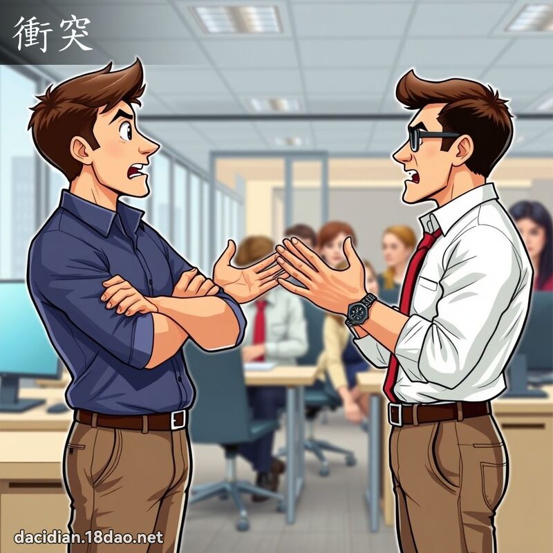 衝突 - 國語大辭典配圖