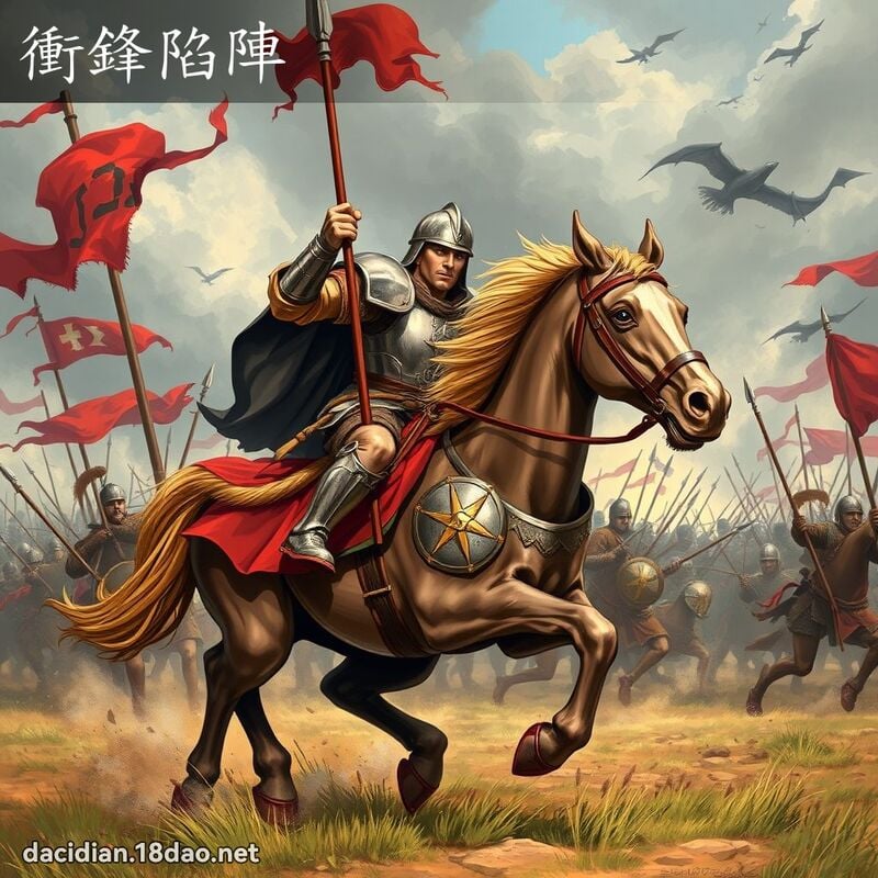 衝鋒陷陣 - 國語大辭典配圖