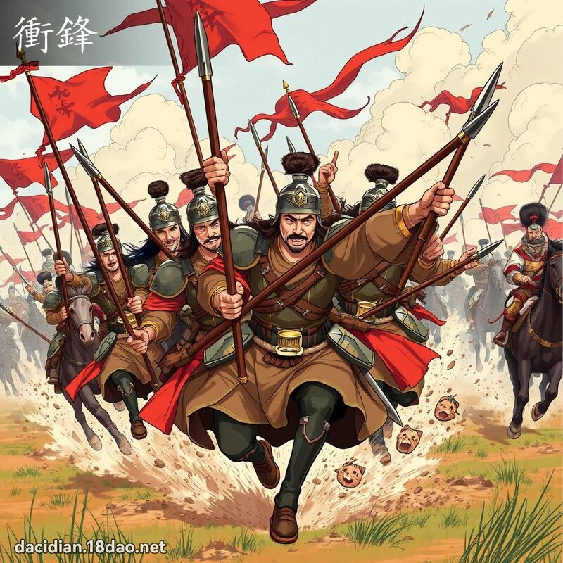 衝鋒 - 國語大辭典配圖