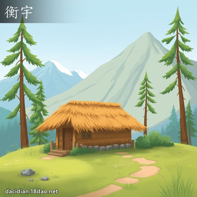 衡宇 - 国语大辞典配图