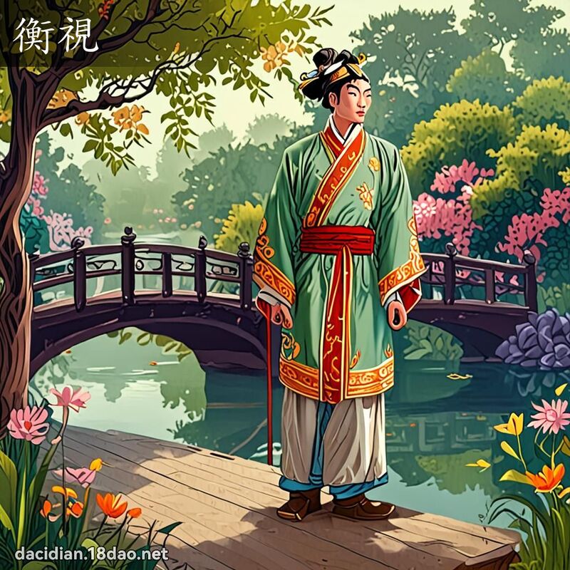 衡視 - 國語大辭典配圖