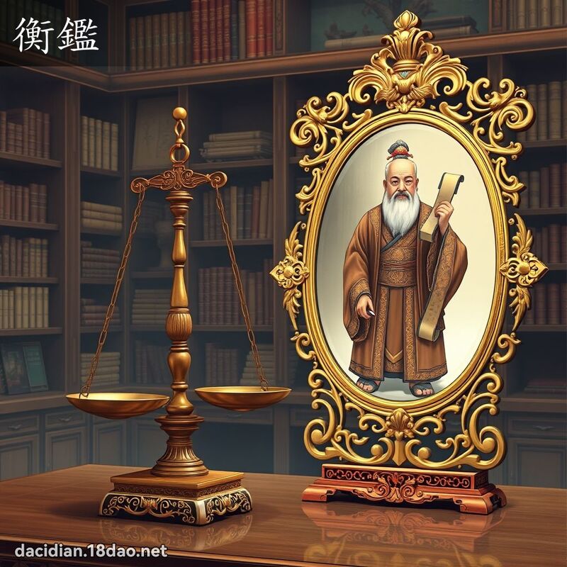 衡鑑 - 国语大辞典配图