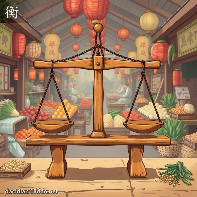 衡 - 国语大辞典配图