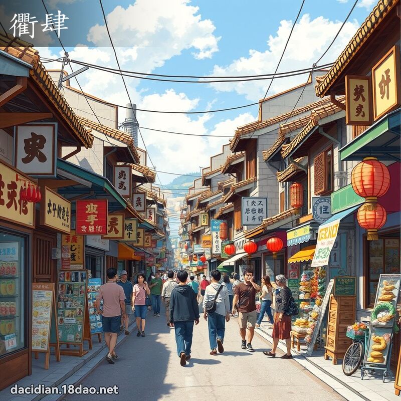 衢肆 - 國語大辭典配圖
