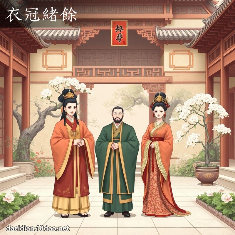衣冠绪余 - 国语大辞典配图