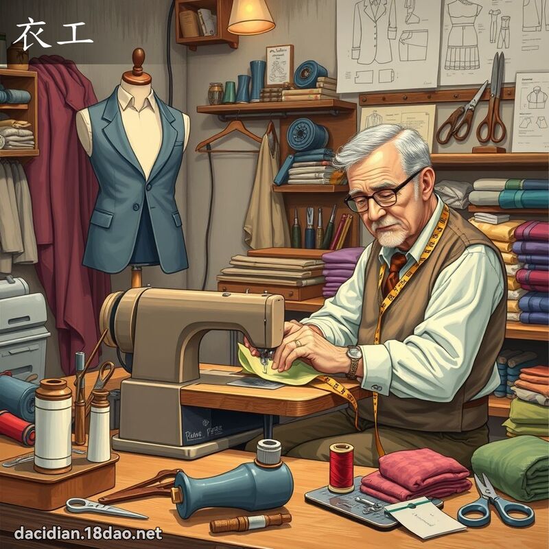 衣工 - 國語大辭典配圖