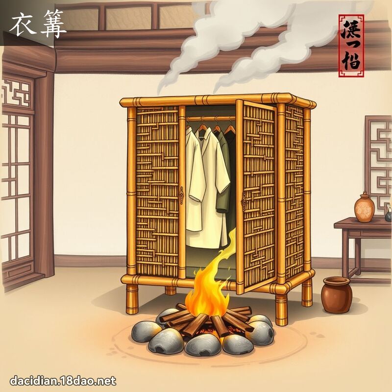 衣篝 - 國語大辭典配圖