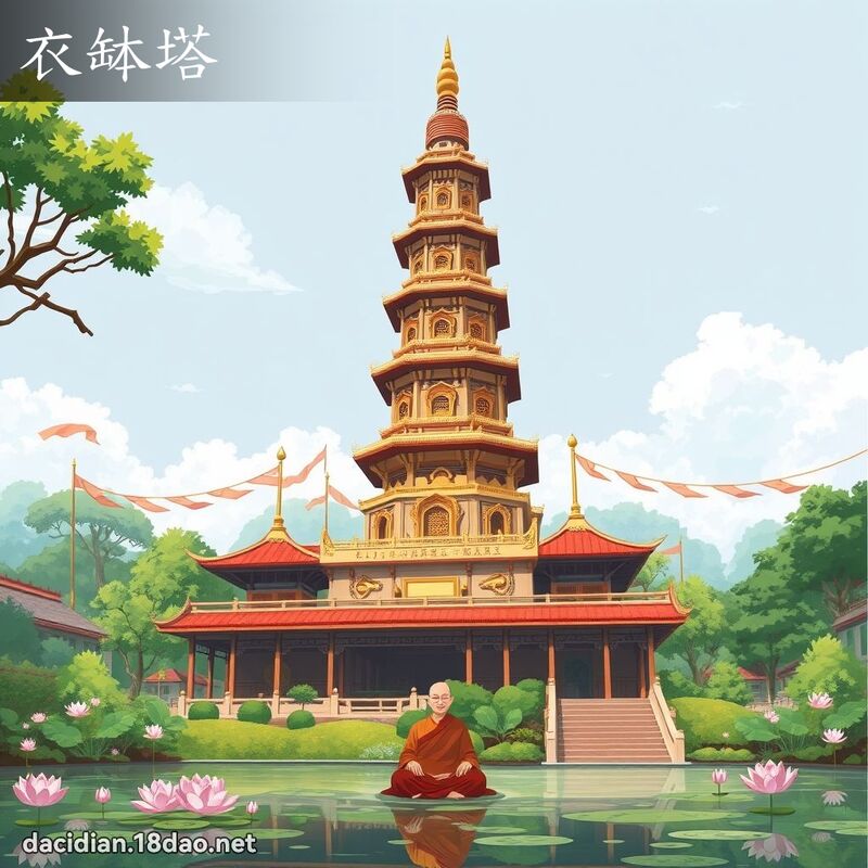 衣钵塔 - 国语大辞典配图
