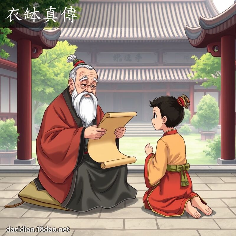 衣钵真传 - 国语大辞典配图
