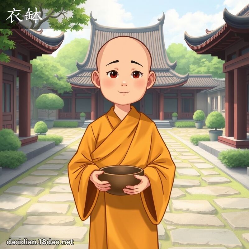 衣钵 - 国语大辞典配图