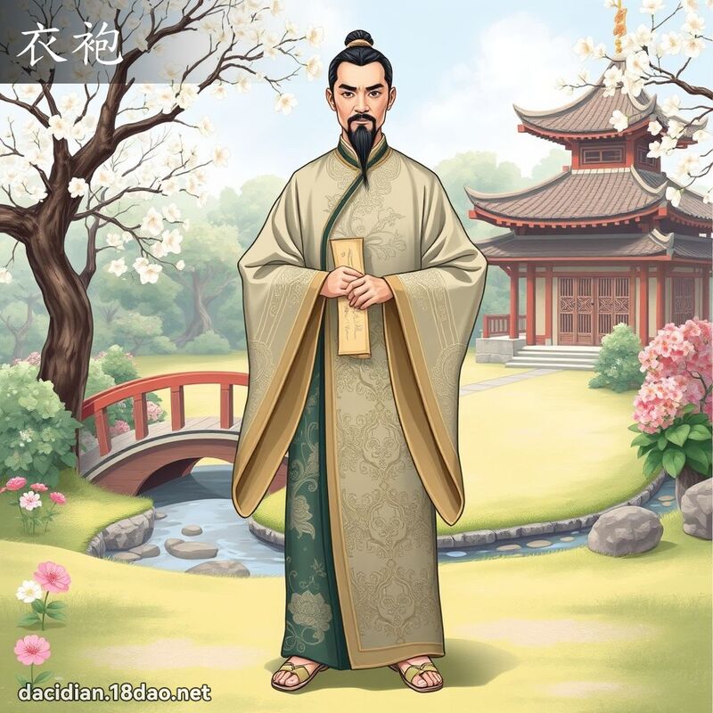 衣袍 - 國語大辭典配圖