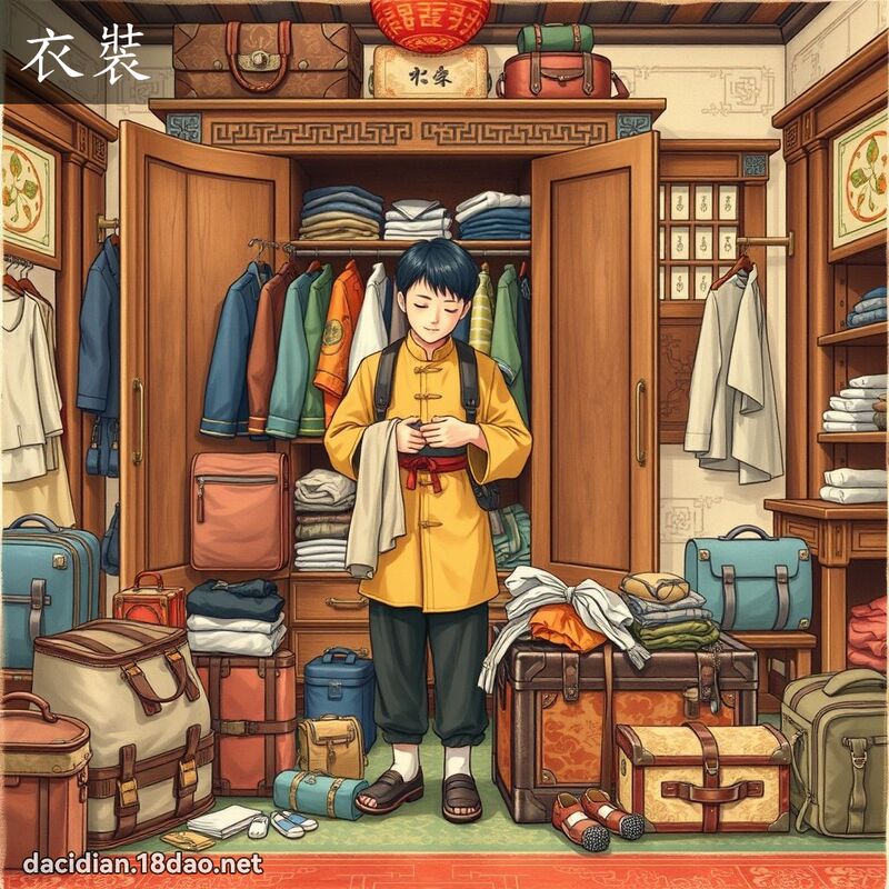 衣装 - 国语大辞典配图