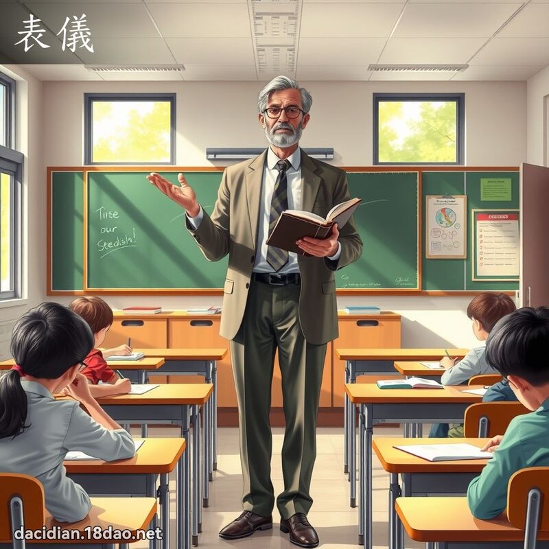 表儀 - 國語大辭典配圖