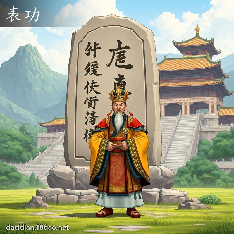 表功 - 国语大辞典配图