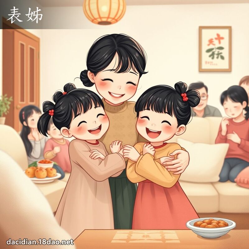 表姊 - 國語大辭典配圖