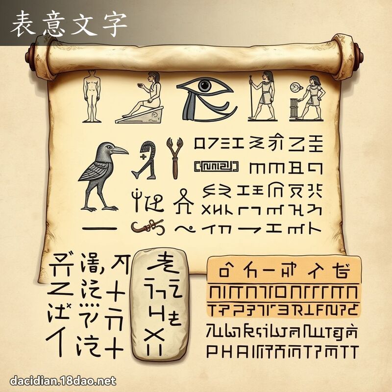 表意文字 - 国语大辞典配图