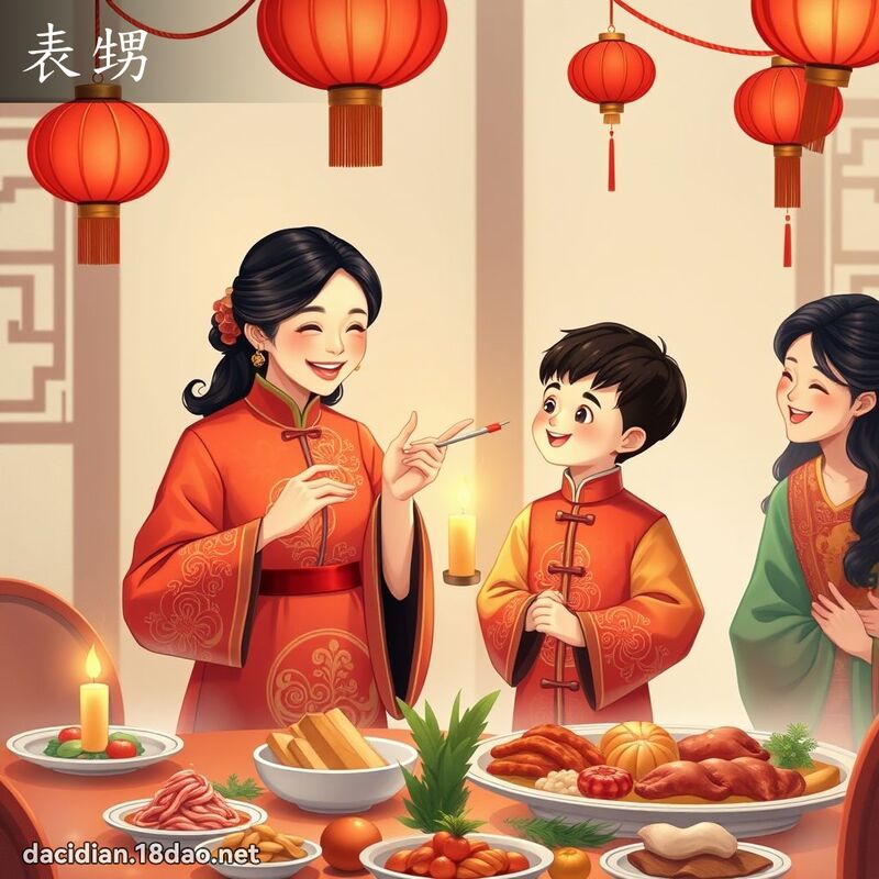 表甥 - 國語大辭典配圖