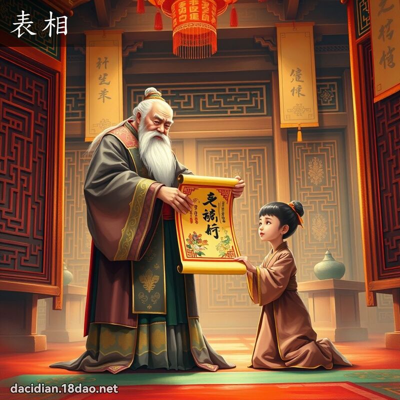 表相 - 国语大辞典配图