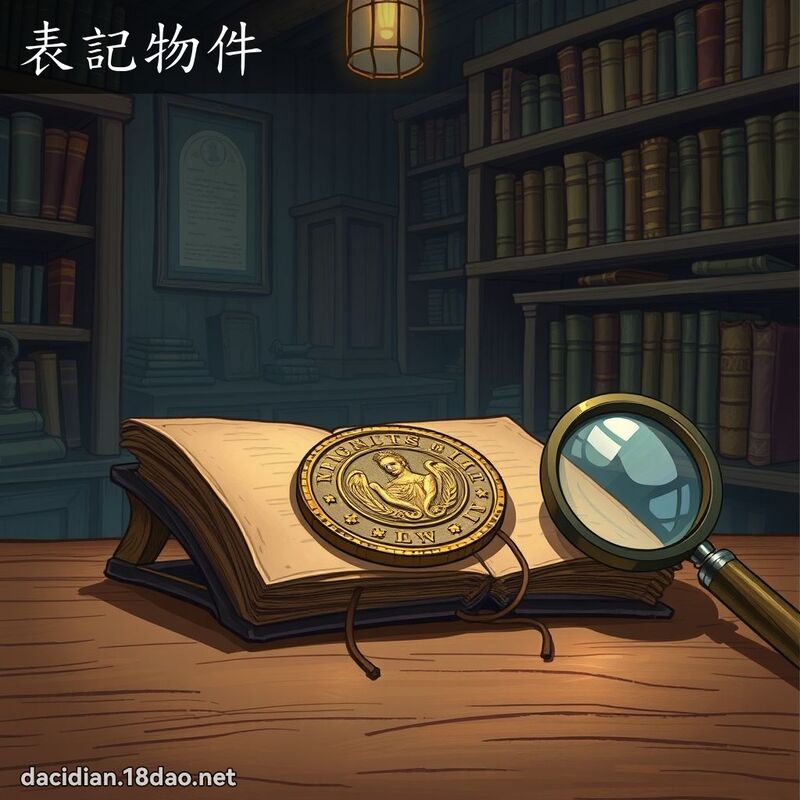 表記物件 - 國語大辭典配圖