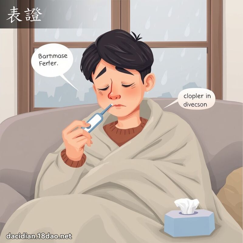 表证 - 国语大辞典配图