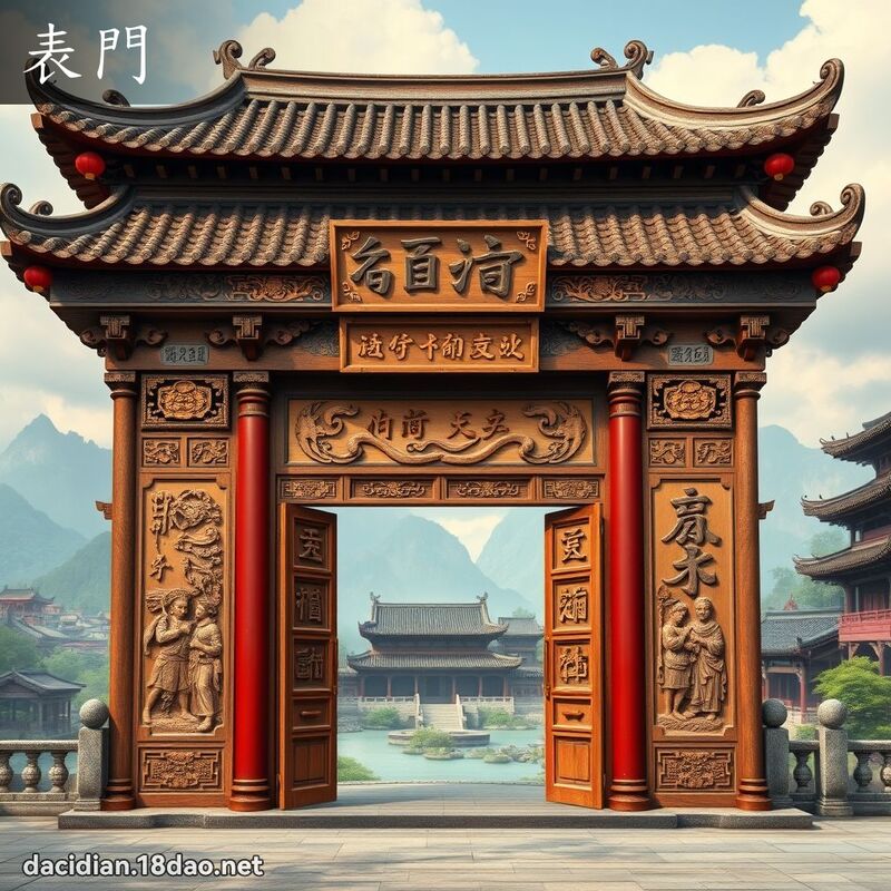表门 - 国语大辞典配图