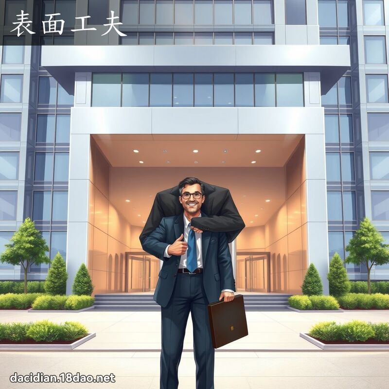 表面工夫 - 国语大辞典配图