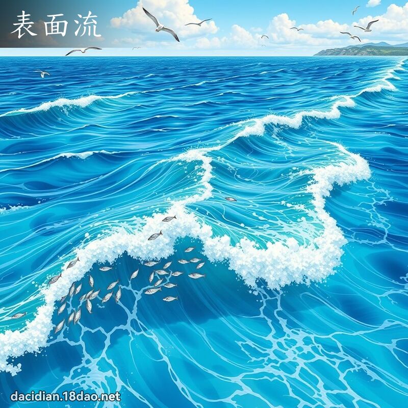 表面流 - 国语大辞典配图