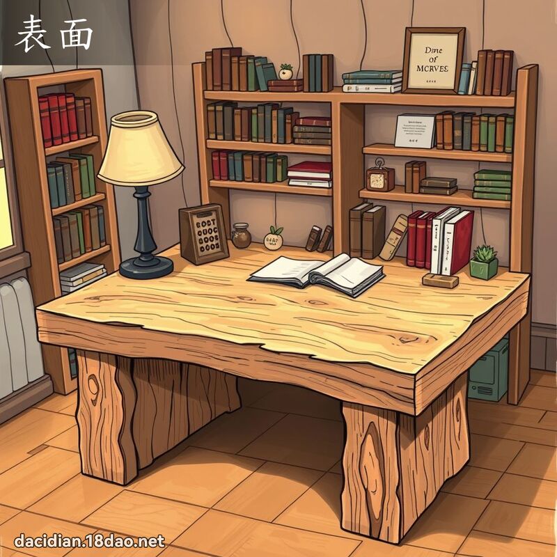 表面 - 国语大辞典配图