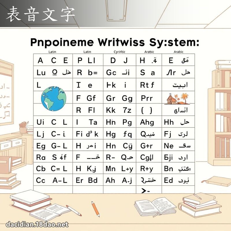 表音文字 - 国语大辞典配图