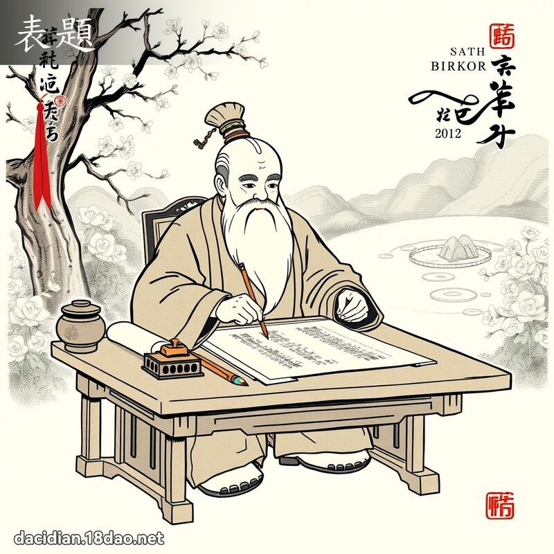 表题 - 国语大辞典配图