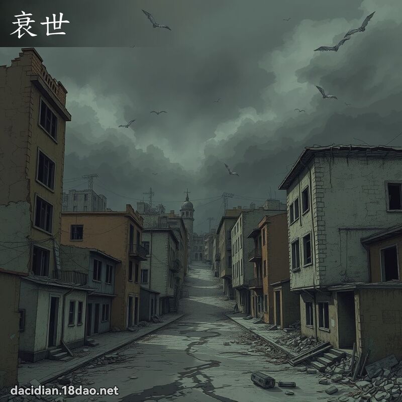 衰世 - 國語大辭典配圖