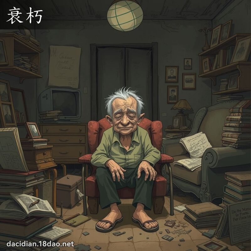衰朽 - 國語大辭典配圖