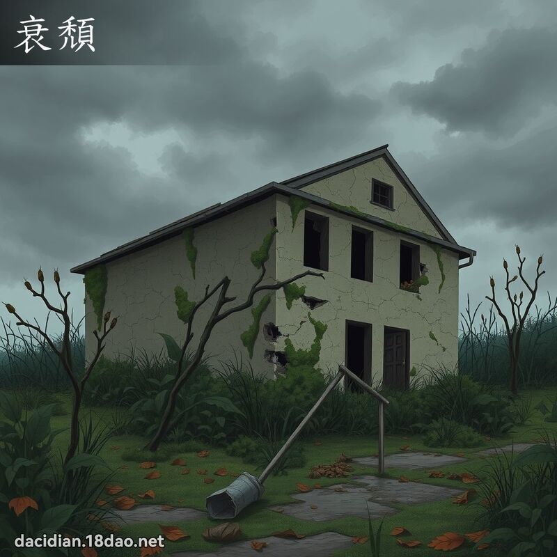 衰頹 - 國語大辭典配圖