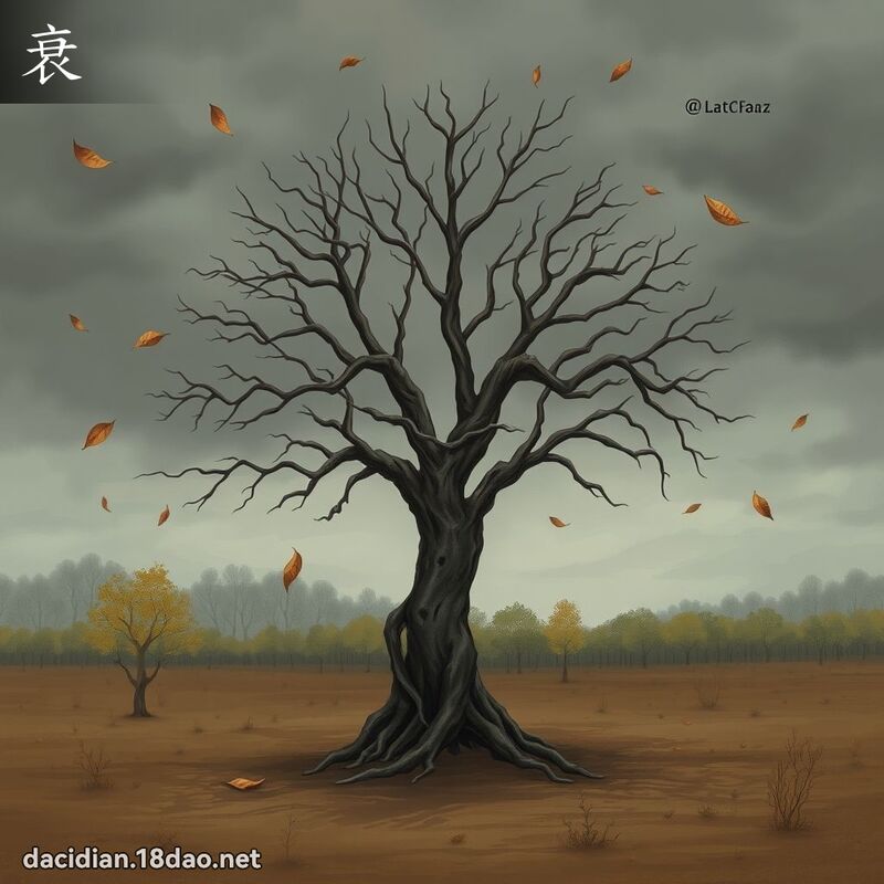 漢字: 衰 (多音字)