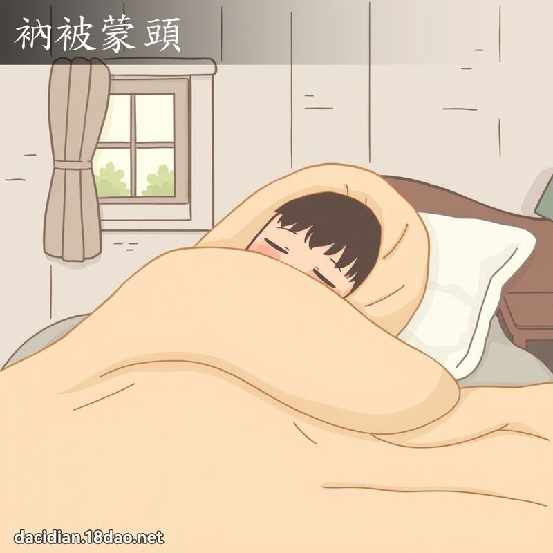 衲被蒙頭 - 國語大辭典配圖
