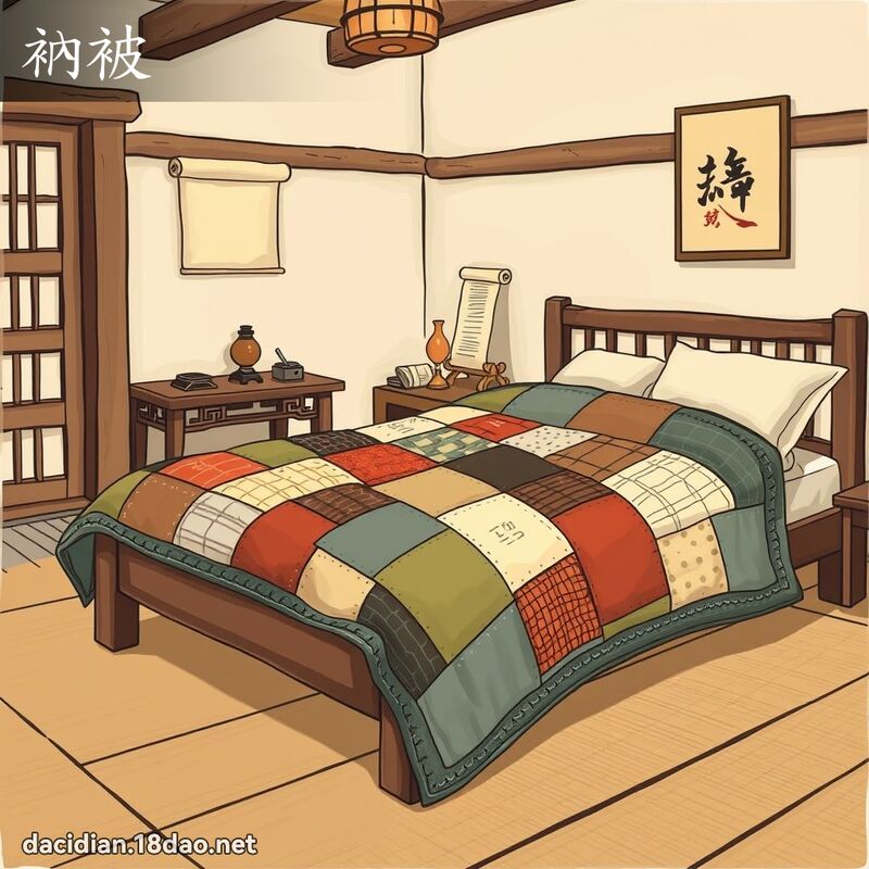 衲被 - 國語大辭典配圖