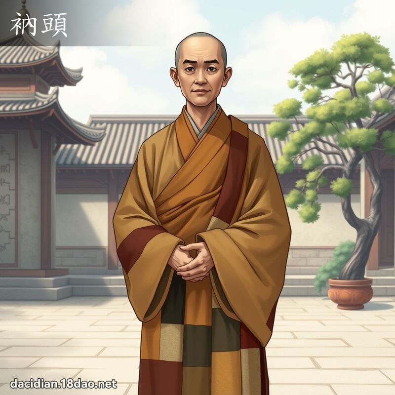 衲頭 - 國語大辭典配圖