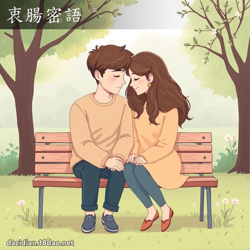 衷肠密语 - 国语大辞典配图