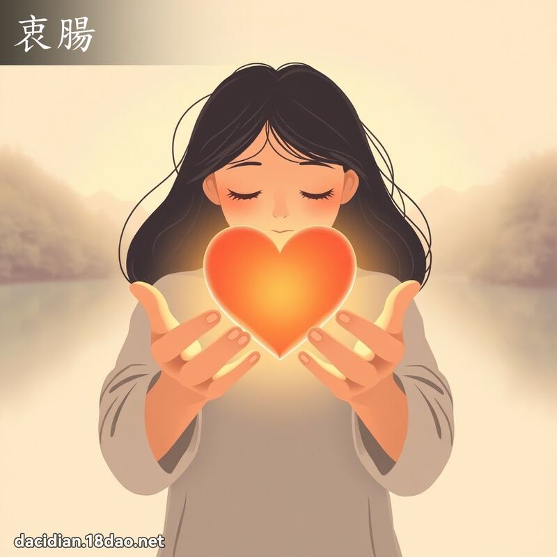 衷肠 - 国语大辞典配图
