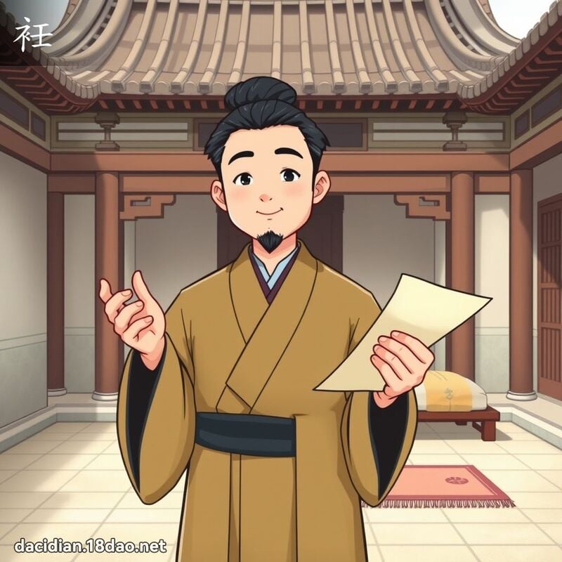 衽 - 國語大辭典配圖