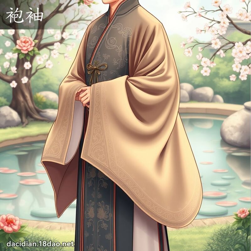 袍袖 - 国语大辞典配图