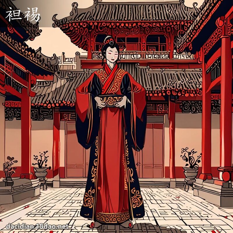 袒裼 - 國語大辭典配圖